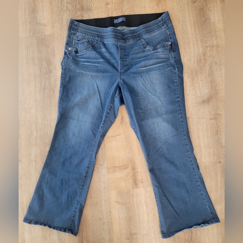 Democracy Dark Blue Flare Jeans